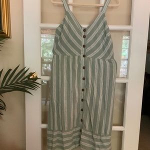 Button up Jumper Dress with pockets size M